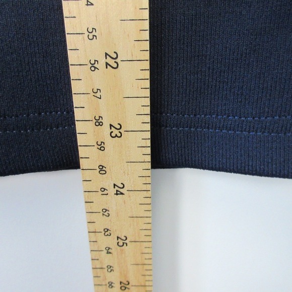 MM LaFleur The Harlem Knit Skirt XS Blue Jardigan Office Siren Minimalist 410 - Picture 7 of 8